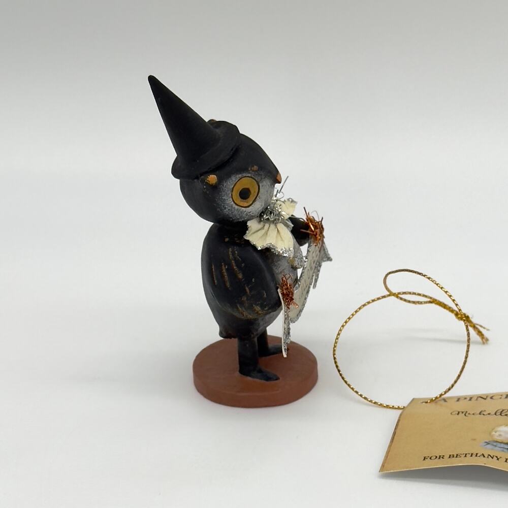 Bethany Lowe Mini Happy Halloween Owl Figurine 4" NEW - Picture 12 of 12